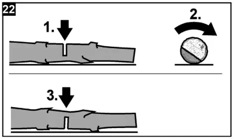 LOGS LYING ON THE GROUND