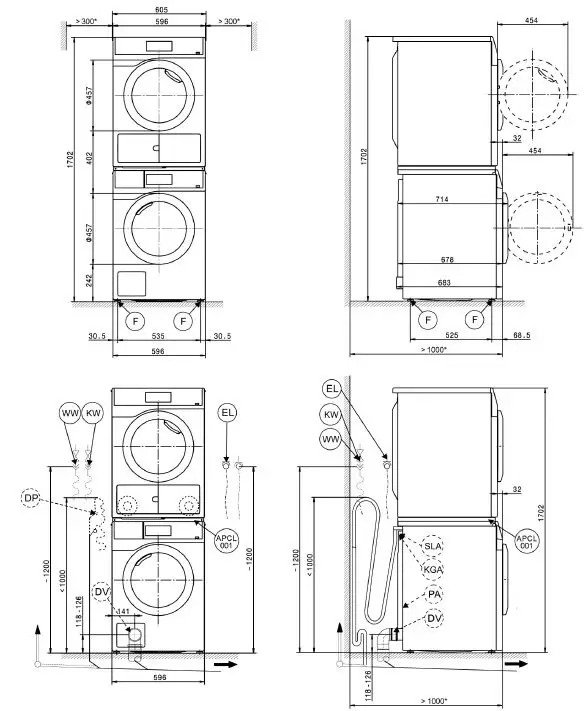 Miele PWM 908 DV Professional Washing Machine Fig3