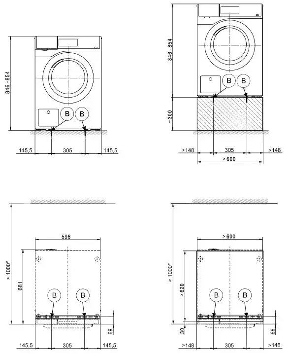 Miele PWM 908 DV Professional Washing Machine Fig4