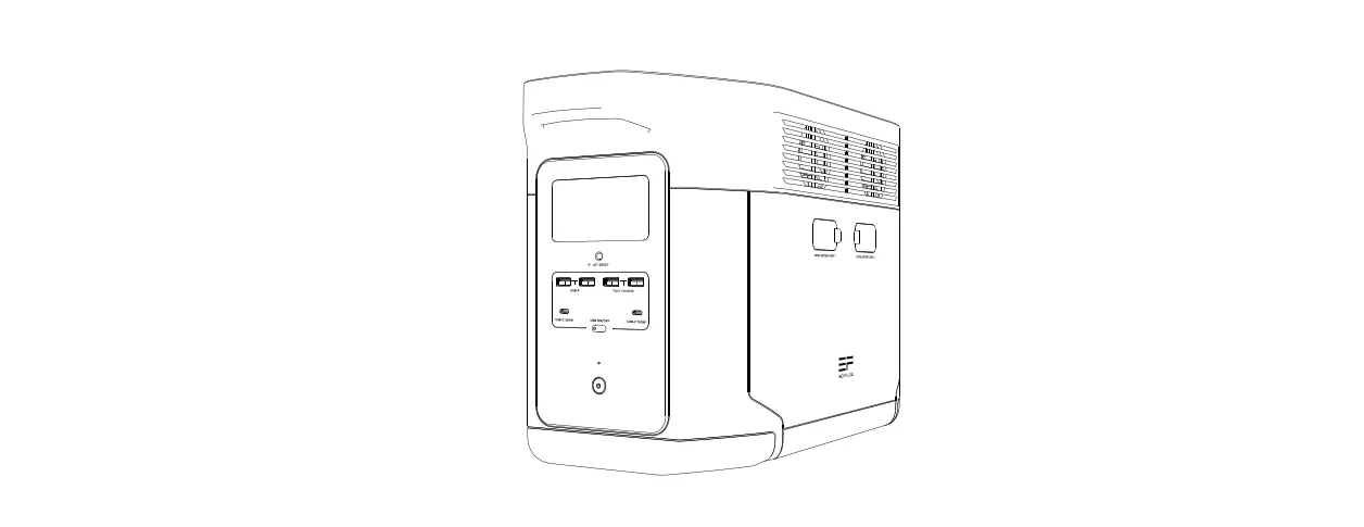 Ecoflow Efd310-eb Delta Max Portable Power Station User Manual