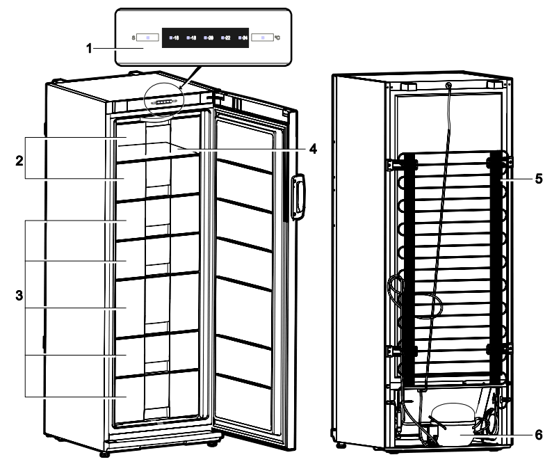 SNAIGE F 27FG Upright Freezer - DESCRIPTION