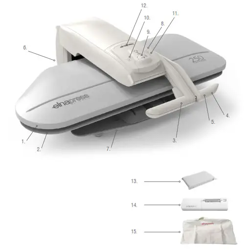 elnapress 250S Ironing Press - MAIN PARTS