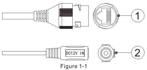 dahuatech Waterproof Turret Network Camera - Figure 1-1
