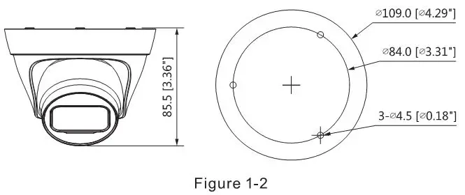 dahuatech Waterproof Turret Network Camera - Figure 1-2