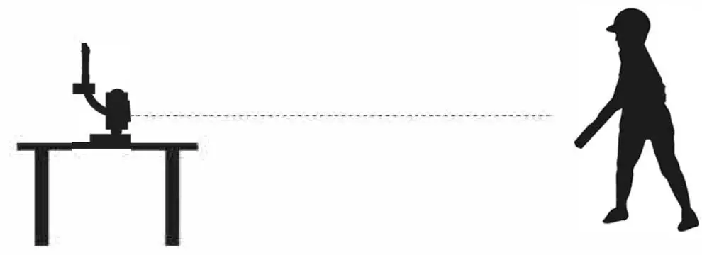 LENOXX Vertical Ball Feeder Pitching Machine FIG3