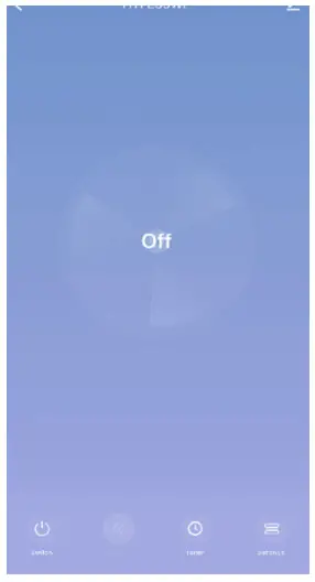 HELLER HTFE35WF 105cm Evaporative Tower Fan - App Interface