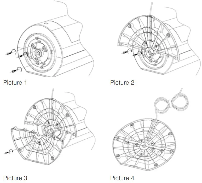HELLER HTFE35WF 105cm Evaporative Tower Fan - Assembly