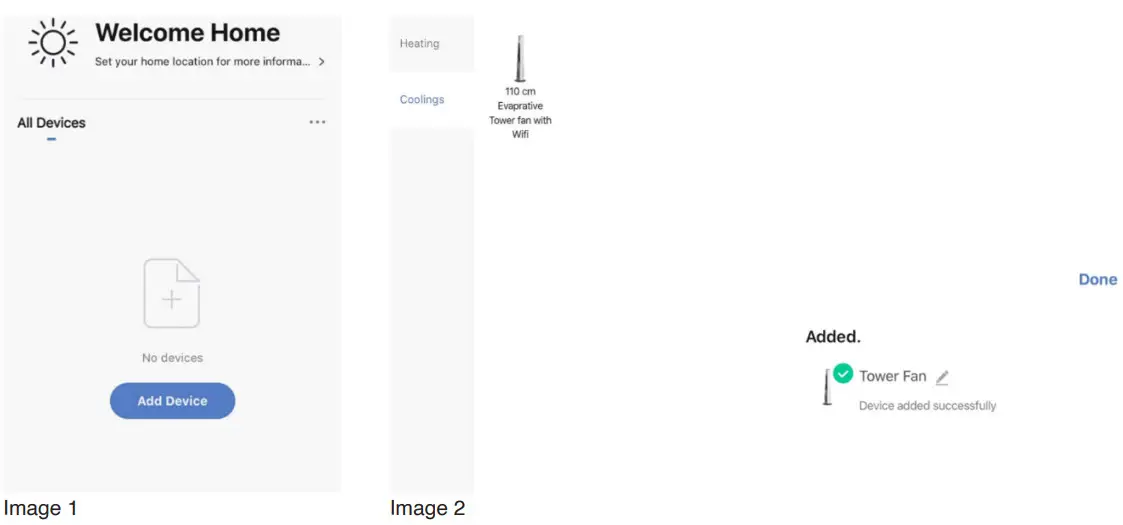 HELLER HTFE35WF 105cm Evaporative Tower Fan - Image