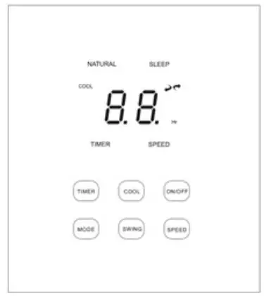 HELLER HTFE35WF 105cm Evaporative Tower Fan - Manual Interface