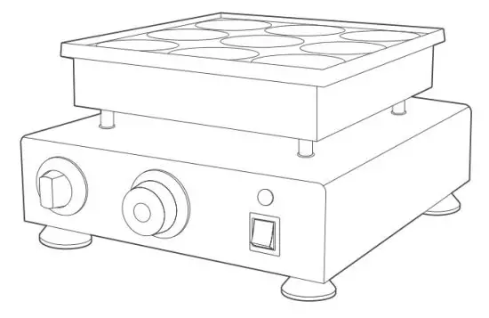 maxima 09374125 Mini PanCake Plate