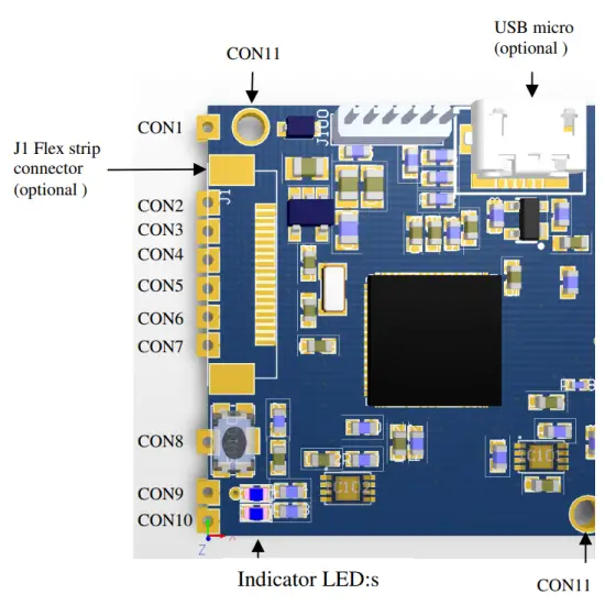 nordic light Piri 2096 Radio Module - Electrical connections