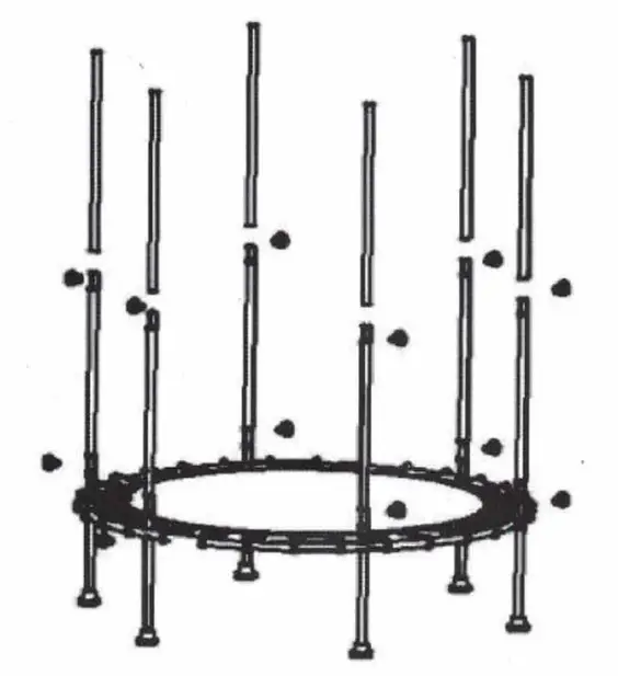 MERSCO TX 7105C Mini Trampoline and Safety Enclosure - fig 4