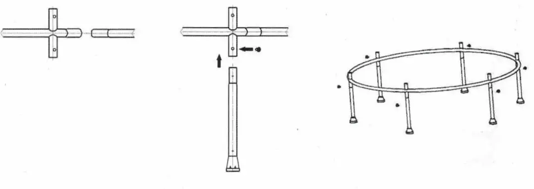 MERSCO TX 7105C Mini Trampoline and Safety Enclosure - fig 6