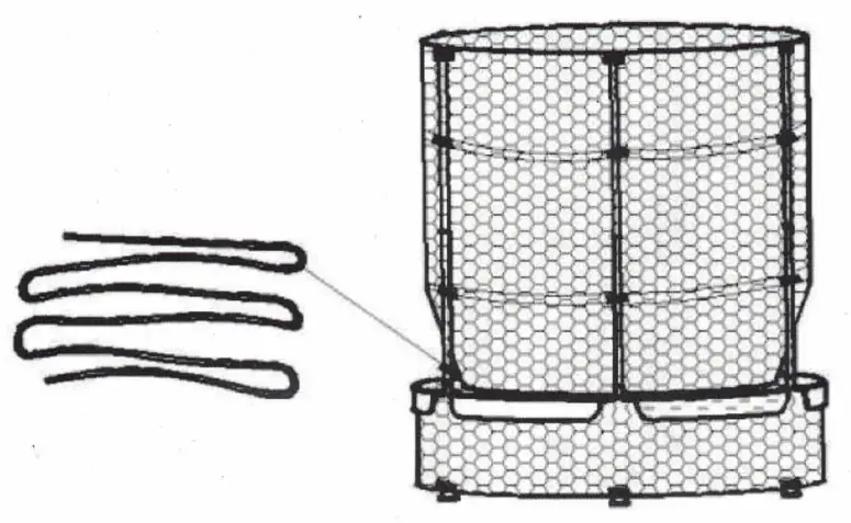 MERSCO TX 7105C Mini Trampoline and Safety Enclosure - fig