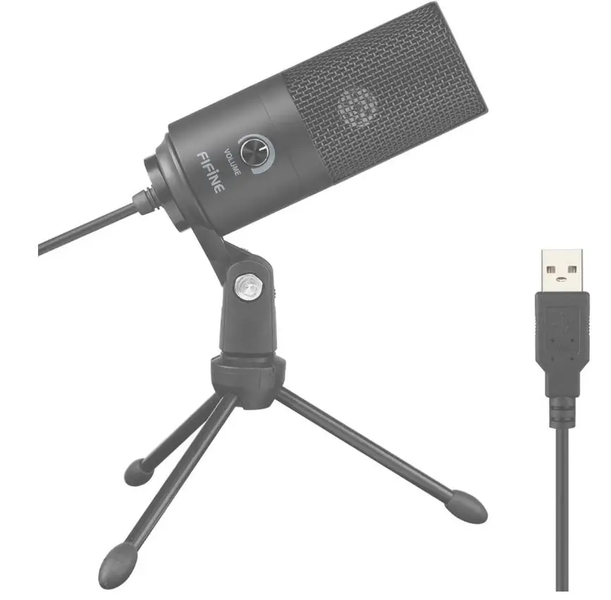 USB-Microphone-FIFINE-Metal-Condenser-Recording-Microphone-image