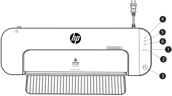 hp Laminator 1220 12 Inch Hot and Cold Laminator - Wake up