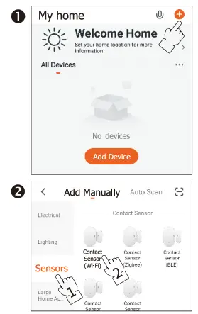 Cigna AW201 WiFi Door and Window Smart Intelligent Alarm - fig 11