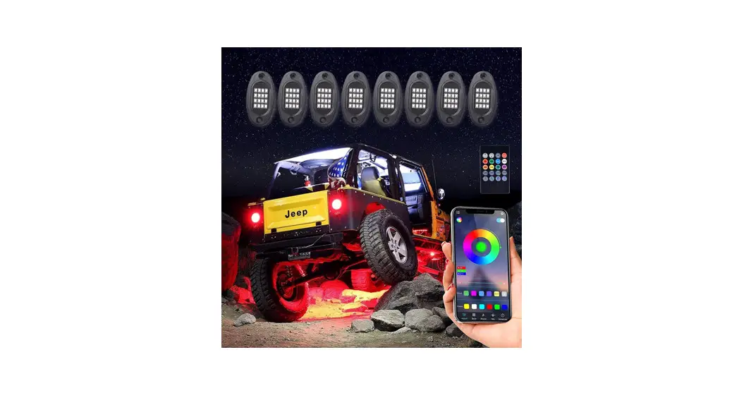 Unionlux Rock Lights Multicolor App Control Music Mode Rock Lights For Trucks User Manual Unionlux Rock Lights Multicolor App Control Music Mode Rock Lights For Trucks User Manual