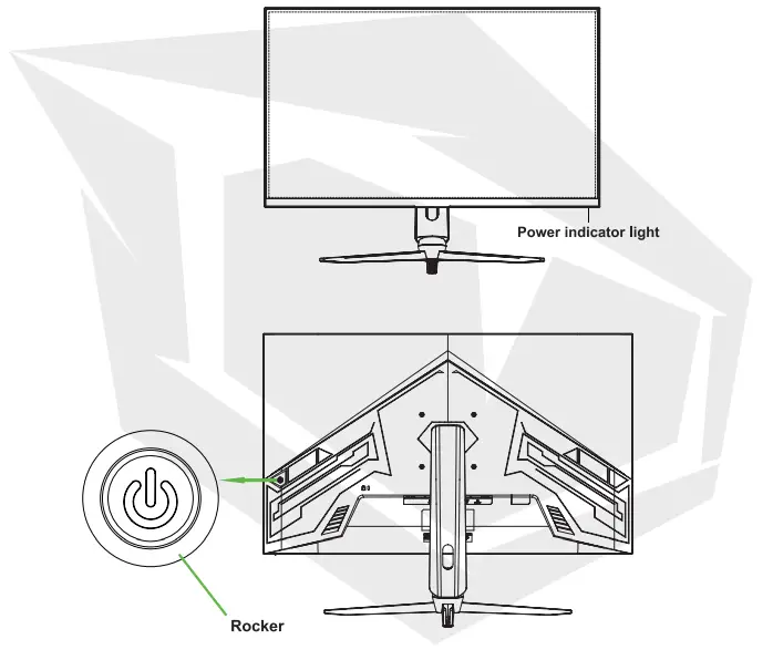 MONSTER Aryond A32 V1.2 32 Inch Curved Gaming Monitor - Operation of Display
