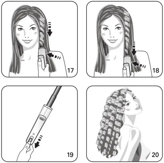 Rowenta CF6510D4 Curl Activ Curling Tong - Fig 5