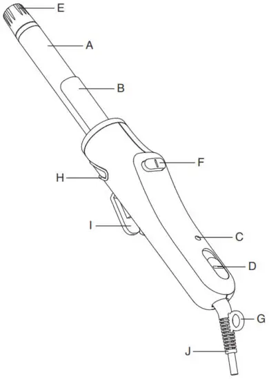 Rowenta CF6510D4 Curl Activ Curling Tong - Fig