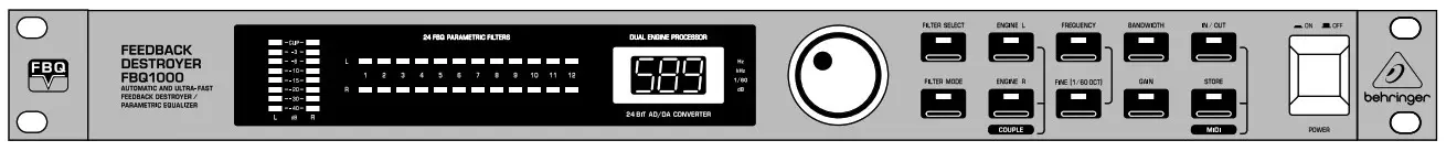 behringer Automatic and Ultra-Fast Feedback Destroyer Parametric