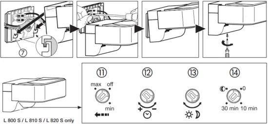 steinel L 800 LED Outdoor Wall Light - FIG 6