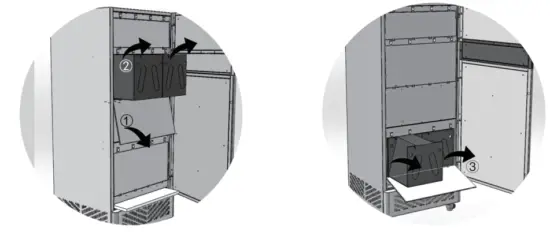 Replace filter material