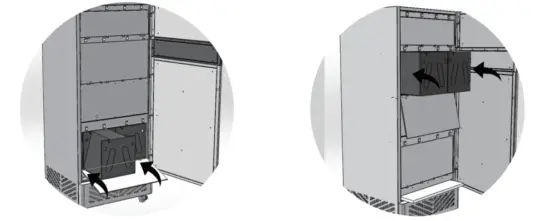 Replace filter material