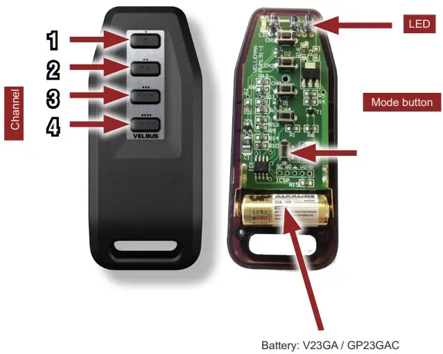 velbus VMB4IRT 4 Channel Transmitter - Product Overview 1