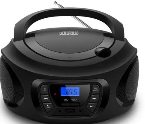 NOD Intro Portable FM-CD-USB-MP3 AUX Player with LCD Display