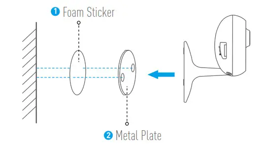 ezviz Security Camera Step 2 Install the Camera