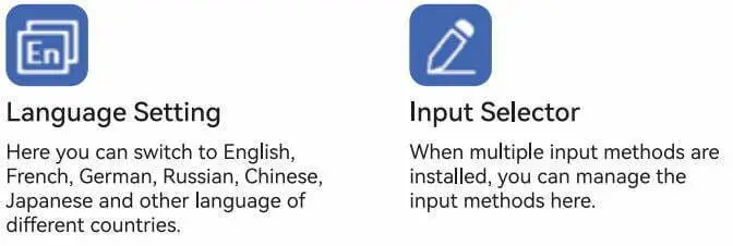 Shenzhen Hotack Technology D058 Portable Projector User Manual - Language Settings