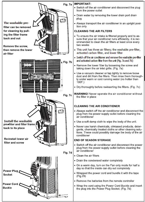 Whynter ARC-148MHP Portable Air Conditioner and Heater fig 15