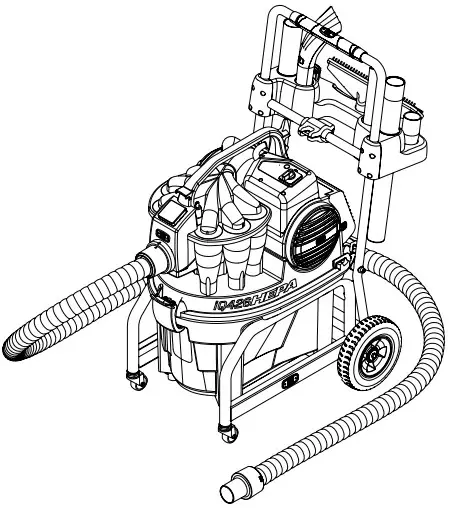 iqpowertools 426HEPA Cyclonic Dust Extractor HEPA Filtration - Features