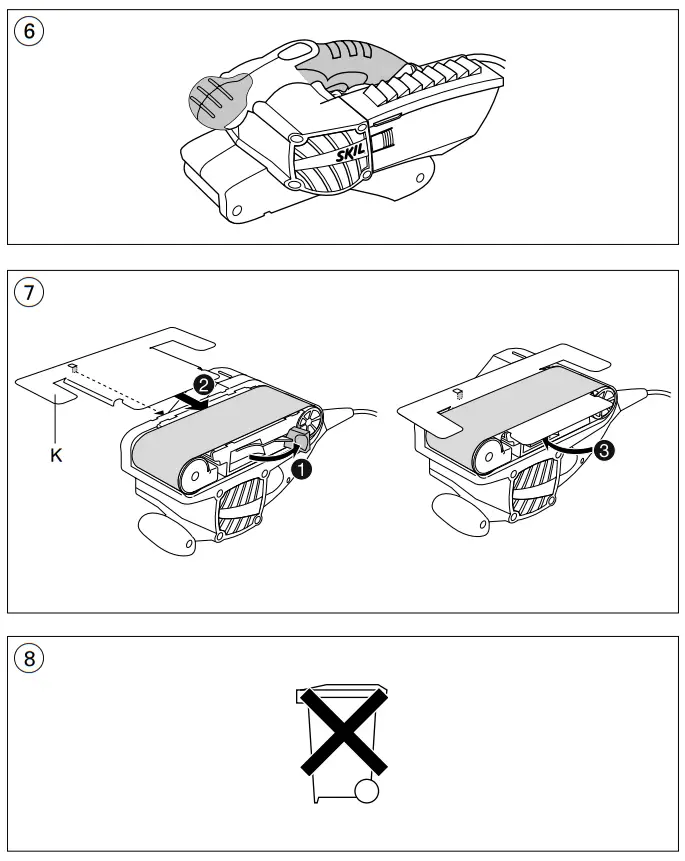 SKIL F0151210AA 1210 Belt Sander - 3