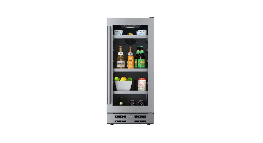 Avallon Abr152sgrh 15 Inch Wide 86 Can Beverage Center With Led Lighting Installation Guide