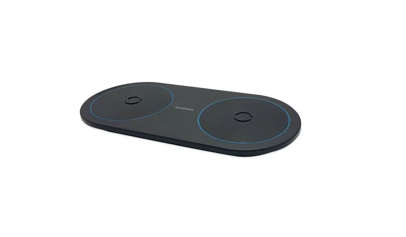 Goodmans Dual Qi Wireless Charger Pad User Manual
