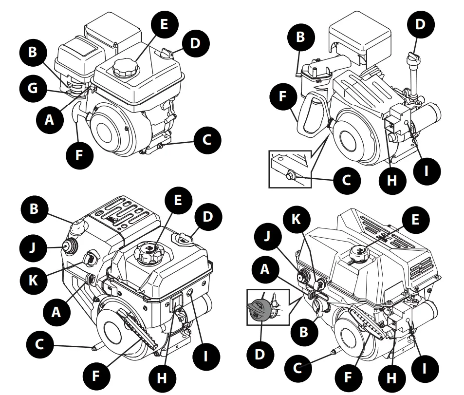 Sears 179cc OHV Horizontal Shaft Engines 5