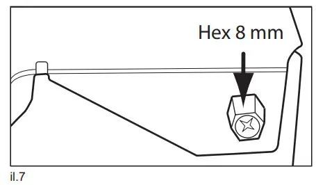 Electrolux E4WP31 902980184 Metal Cover - figure 6