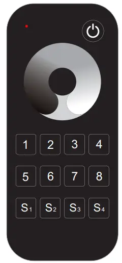 SKYDANCE RT1 Touch Wheel RF Remote Controller - remote 1