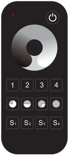 SKYDANCE RT1 Touch Wheel RF Remote Controller - remote 2