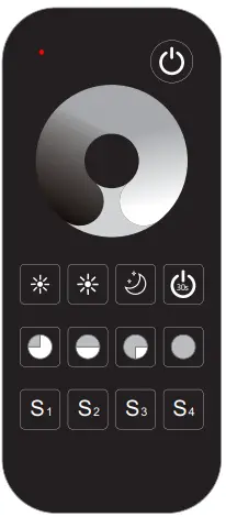 SKYDANCE RT1 Touch Wheel RF Remote Controller - remote