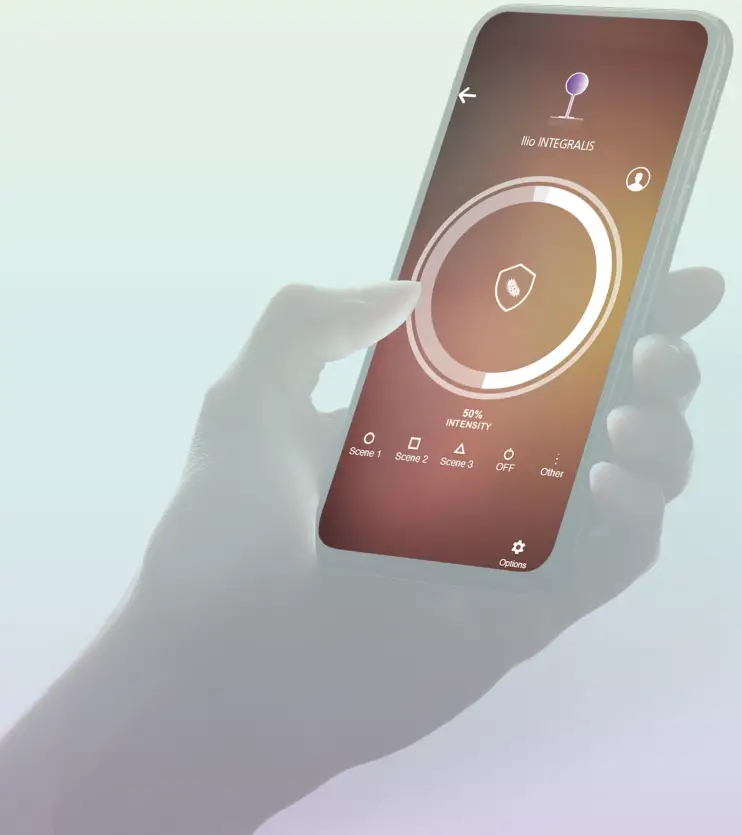 1835010IN0APP Mimesi White Integralis Sanitizing LED Floor Lamp - fig2