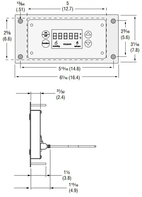 EMGA 74704DW Mirage Drop In Induction Warmers and Rethermalizers Owner's Manual - Control Box