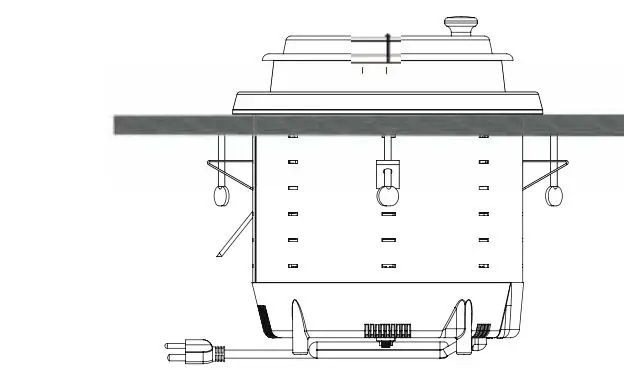 EMGA 74704DW Mirage Drop In Induction Warmers and Rethermalizers Owner's Manual - Install the Drop-in
