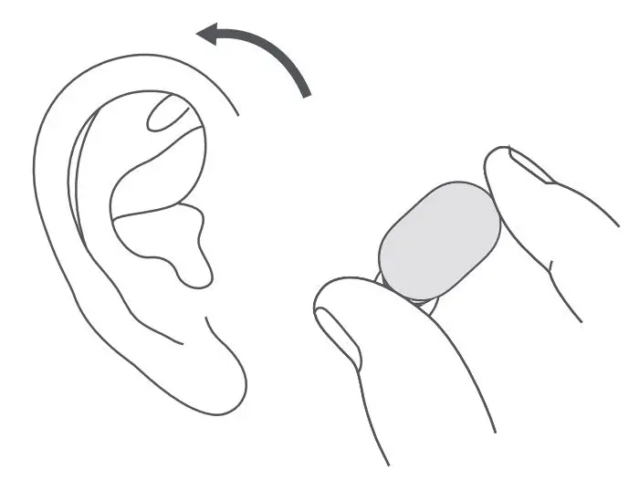 MI True Wireless Earbuds - Wearing