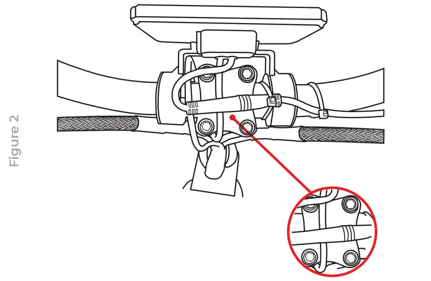 ELECTRIC BIKE CO HL3000 EST. 2014 eBike Fork Mounted Front Headlight - Figure 2
