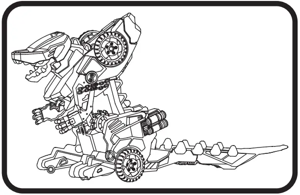 vtech 528803 Switch &amp Go Dinos Demolish The Dragon Multicolour - Dragon mode