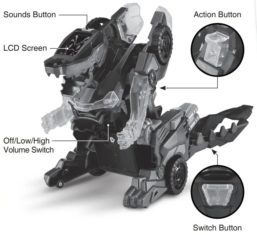 vtech 528803 Switch &amp Go Dinos Demolish The Dragon Multicolour - INTRODUCTION